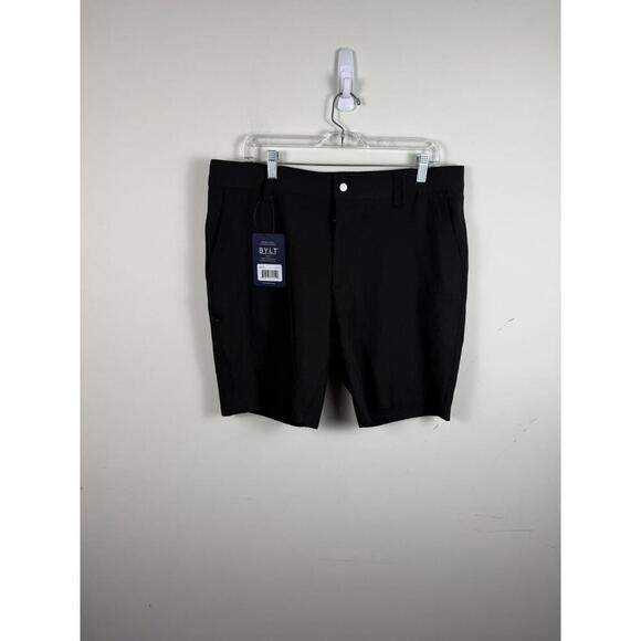 NWT BYLT Kinetic Shorts Men's Size XL Black Performance Stretch Golf Outdoor - Picture 1 of 6